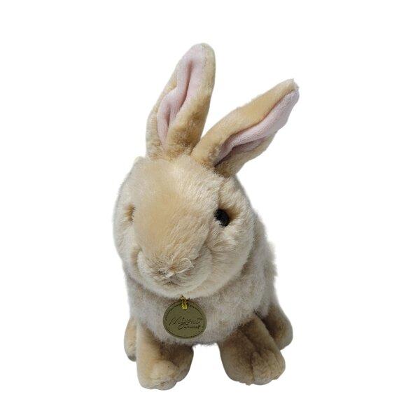 Miyoni by Aurora Rabbit 10 inch Plush Bunny Brown Realistic Stuffed Animal Toy - Picture 2 of 9